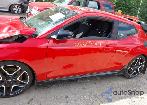 2020 Hyundai Veloster N from USA, damaged, VIN KMHT36AH0LU004909